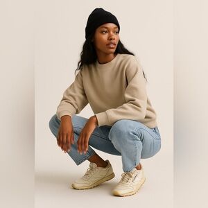 Vintage Reebok Classic Leather 1983 Sneakers – White Retro Womens 5.5 80s